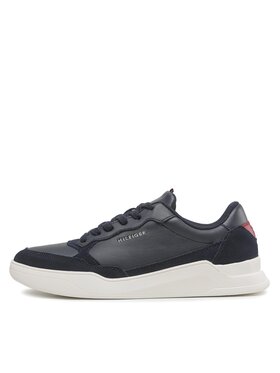 Tommy Hilfiger Tenisice Elevated Cupsole Leather Mix FM0FM04358 Tamnoplava