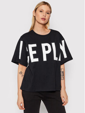 Ice Play Ice Play T-shirt 22E U2M0 F101 P430 9000 Noir Relaxed Fit