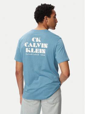 Calvin Klein Jeans Calvin Klein Jeans T-krekls Resort Graphic LV04RG802G Zils Regular Fit