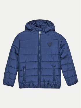 Guess Guess Преходно яке H4BJ10 WCFM0 Син Regular Fit