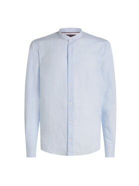 Tommy Hilfiger Tommy Hilfiger Košile LINEN Modrá Slim Fit