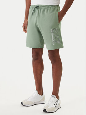 EA7 Emporio Armani EA7 Emporio Armani Pantaloni scurți sport 7M001315 AF13512 Verde Regular Fit