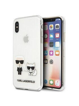 KARL LAGERFELD KARL LAGERFELD Etui na telefon iPhone Xs Max Biały