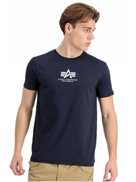 Alpha Industries Alpha Industries T-Shirt AI.118533-579-XL Granatowy Basic Fit