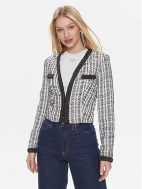 Guess Guess Sakoi Tosca Braid Boucle J W4RN38 WFWV2 Crna Regular Fit