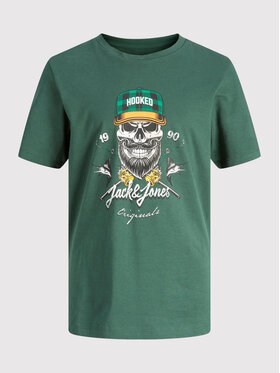 Jack&Jones Junior Jack&Jones Junior T-Shirt Captain 12216515 Grün Regular Fit