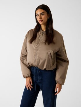 Guess Guess Bunda bomber 180638 Hnědá Classic Fit