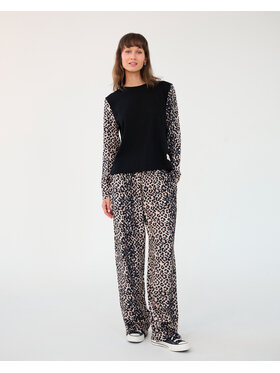 Le Songe Le Songe Longsleeve GINA Czarny Regular Fit