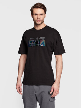 EA7 Emporio Armani EA7 Emporio Armani T-Shirt 6LPT28 PJ3BZ 1200 Czarny Regular Fit
