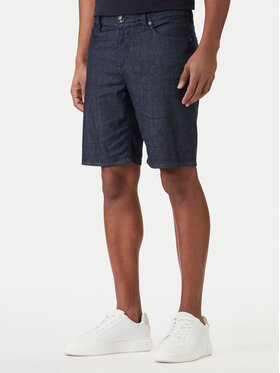 JOOP! JOOP! Džínové šortky Fort 30102823 Tmavomodrá Regular Fit