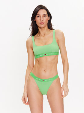 Tommy Hilfiger Spodnji Del Bikini UW0UW04135 Zelena