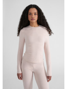 Style Republic Style Republic T-Shirt Long Sleeve T-Shirt Różowy Curvy Fit