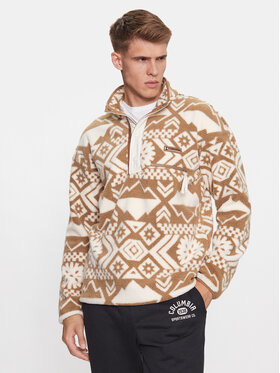 Columbia Columbia Jaka Polar Helvetia™ Half Snap Fleece Brūns Regular Fit