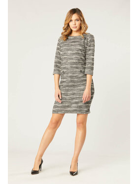 QUIOSQUE QUIOSQUE Každodenní šaty CHANEL DRESS Šedá Regular Fit