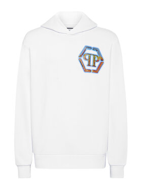 PHILIPP PLEIN PHILIPP PLEIN Mikina 19535 Bílá Regular Fit
