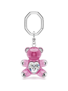 Swarovski Swarovski Brelok Różowy Miś 5735365 Niebieski