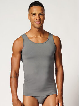 Skiny Skiny T-Shirt 81423 Srebrny Slim Fit