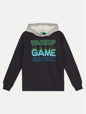 United Colors Of Benetton United Colors Of Benetton Світшот 3PANC204A Чорний Regular Fit