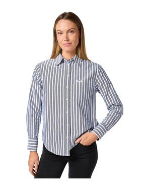 Wrangler Wrangler Koszula 112362597 Granatowy Regular Fit