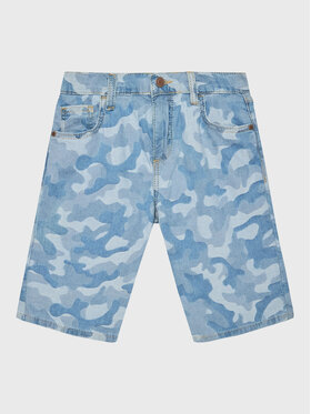 Guess Guess Szorty jeansowe L3GD16 D4ZV0 Niebieski Regular Fit