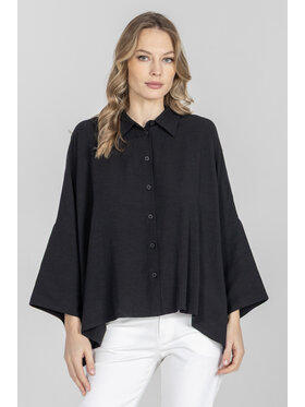 Deni Cler Milano Deni Cler Milano Bluzka T-DC-1335-F2-20-90-1 Czarny Oversize