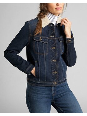 Lee Lee Giacca da donna SHERPA RIDER Blu Slim Fit