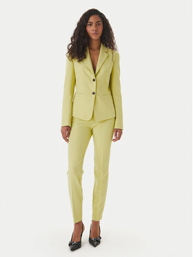 HUGO HUGO Текстилни панталони Hagonia-1 50539991 Зелен Slim Fit