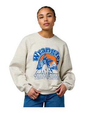 Wrangler Wrangler Bluza 112370770 Szary Loose Fit