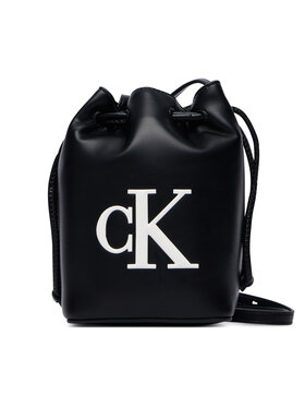 Calvin Klein Calvin Klein Kabelka Bold Ck Mini Bucket Crossbody LV04F3870G Černá
