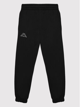 Kappa Kappa Spodnie dresowe 303245J Czarny Regular Fit