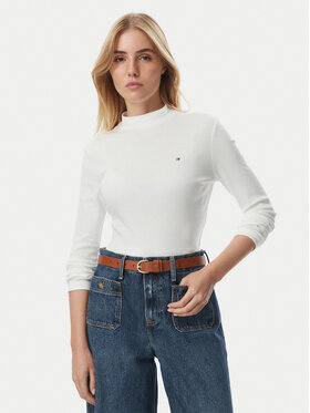 Tommy Hilfiger Tommy Hilfiger Halenka Cody WW0WW47307 Bílá Slim Fit