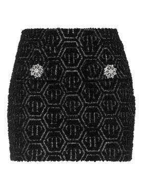 PHILIPP PLEIN PHILIPP PLEIN Sukně 11579 Černá Slim Fit