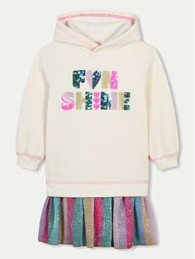 Billieblush Billieblush Úpletové šaty U20502 Béžová Loose Fit
