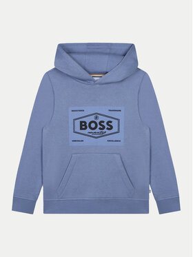 BOSS Boss Bluză J51194 D Albastru Regular Fit