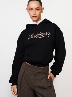La Mania La Mania Felpa LUMA Nero Basic Fit
