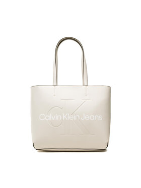 Calvin Klein Jeans Calvin Klein Jeans Handtasche Sculpted Shopper29 Mono K60K609195 Beige