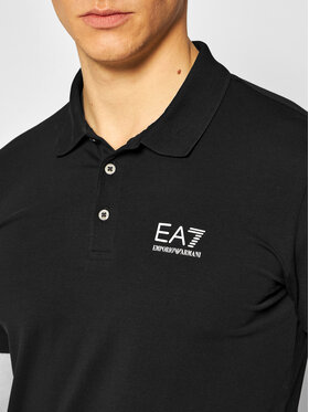 EA7 Emporio Armani EA7 Emporio Armani Поло 8NPF04 PJM5Z 1200 Чорний Regular Fit