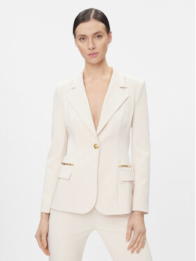 Elisabetta Franchi Elisabetta Franchi Піджак GI-065-36E3-V500 Écru Regular Fit