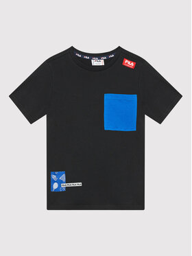 Fila Fila Tricou Treffurt FAT0037 Negru Regular Fit