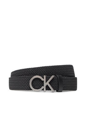 Calvin Klein Calvin Klein Cintura da uomo Ck Metal Braided Elastic 35mm K50K508748 Nero