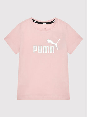 Puma Puma T-shirt Essentials Logo 846953 Ružičasta Regular Fit