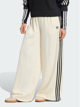 adidas adidas Spodnie dresowe Adicolor Biały Loose Fit