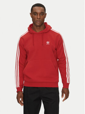 adidas adidas Bluză adicolor Classics 3-Stripes IR9868 Roșu Regular Fit