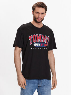 Tommy Jeans Tommy Jeans T-krekls DM0DM16407 Melns Relaxed Fit