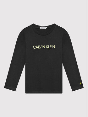 Calvin Klein Jeans Calvin Klein Jeans Bluzka Institutional IB0IB00599 Czarny Regular Fit