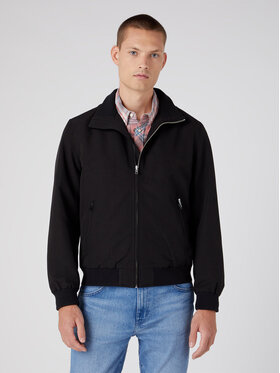 Wrangler Wrangler Преходно яке W481WW100 112331615 Черен Regular Fit