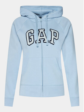 Gap Gap Majica dugih rukava 463503-13 Plava Regular Fit
