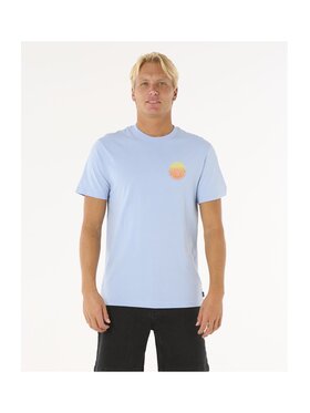 Rip Curl Rip Curl T-Shirt Wettie Passage Icon Tee Błękitny Standard Fit