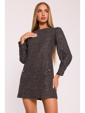 Made of Emotion Made of Emotion Sukienka wieczorowa M870 Czarny Modern Slim Fit