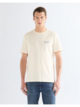 Wrangler Wrangler T-Shirt GRAPHIC TEE Biały Regular Fit